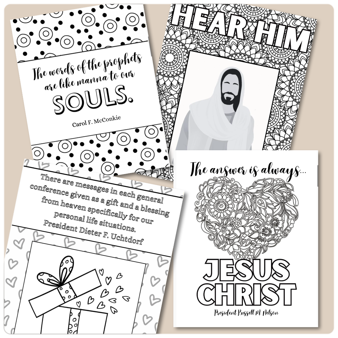 Lots of New Free Conference Printables! – Come, Follow Me Kid