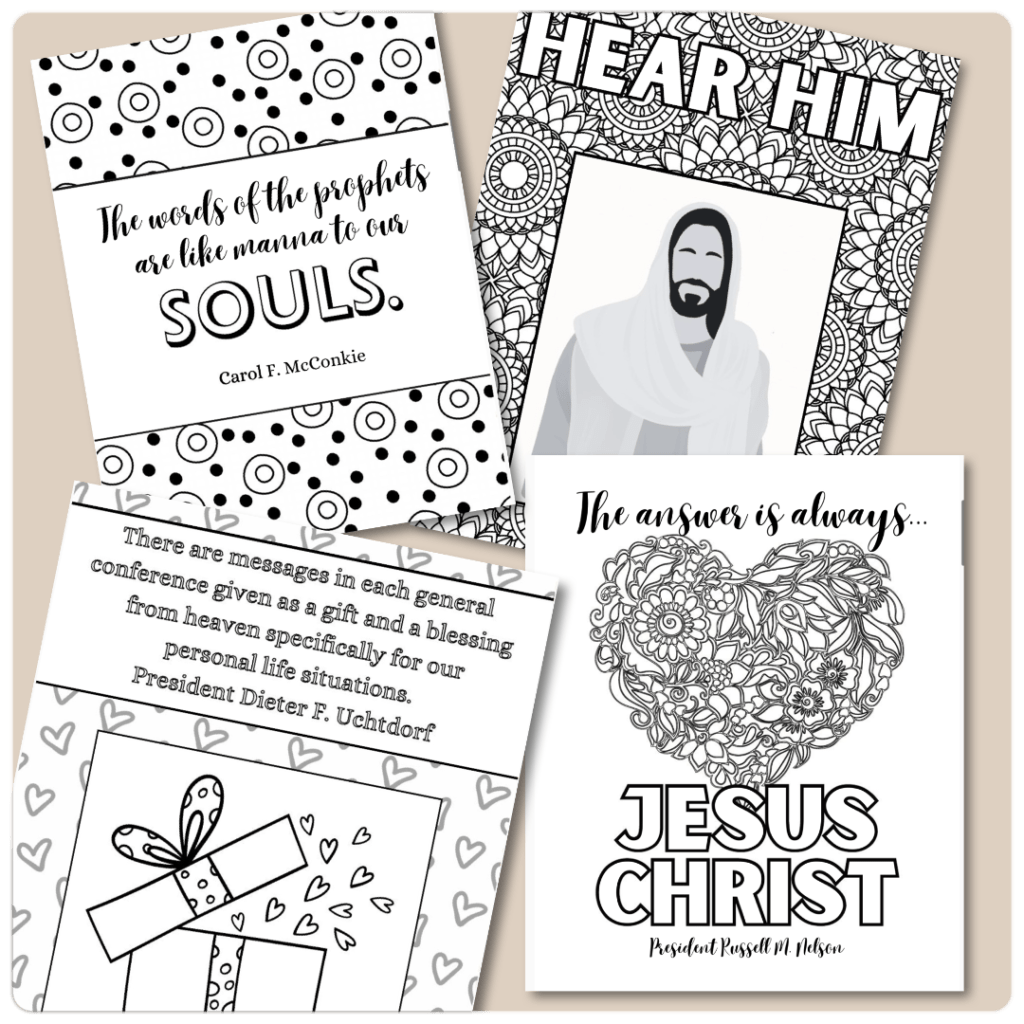 Lots of New Free Conference Printables! – Come, Follow Me Kid
