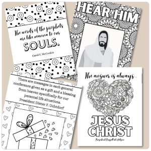 Lots of New Free Conference Printables! – Come, Follow Me Kid