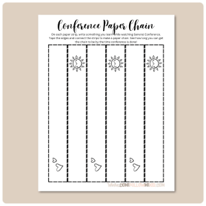 Lots of New Free Conference Printables! – Come, Follow Me Kid